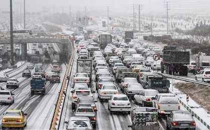 ترافیک تهران در صبح چهارشنبه ۲۶ بهمن چگونه بود؟