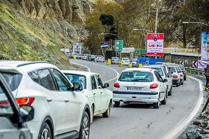 جاده چالوس یکطرفه‌ و آزادراه تهران-شمال مسدود شد