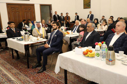 حضور سفیر عربستان در جشن نوروزی سفارت ایران+ عکس