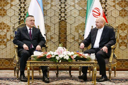 تاکید روسای مجالس ایران و ازبکستان بر توسعه روابط تجاری