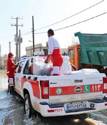 امدادرسانی هلال‌احمر به ۵ استان متاثر از حوادث جوی