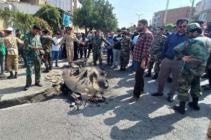 سقوط اجسام ناشناس در گرگان بعد از یک انفجار بزرگ