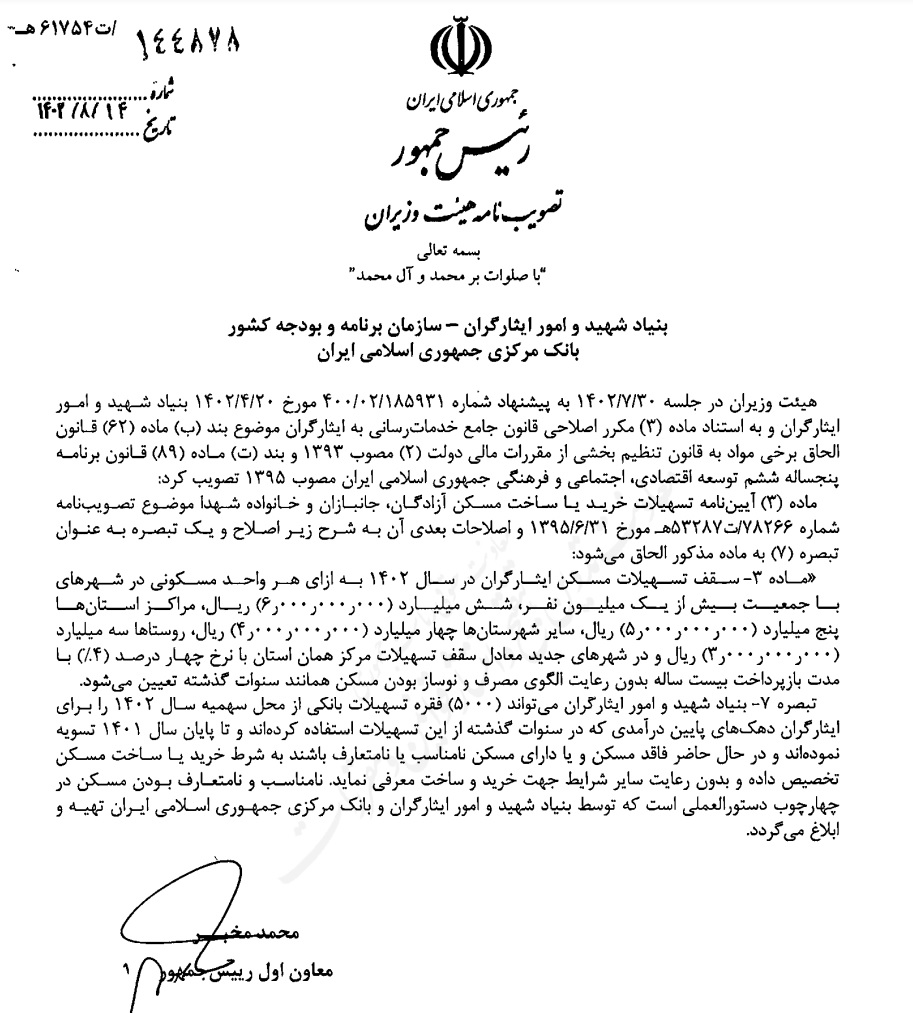 این افراد وام مسکن ۶۰۰ میلیون تومانی می‌گیرند