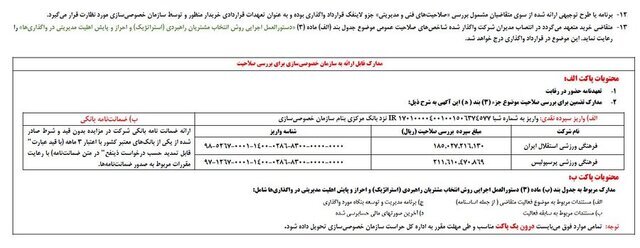 جزئیات واگذاری ۵۱ درصدی سهام پرسپولیس و استقلال اعلام شد