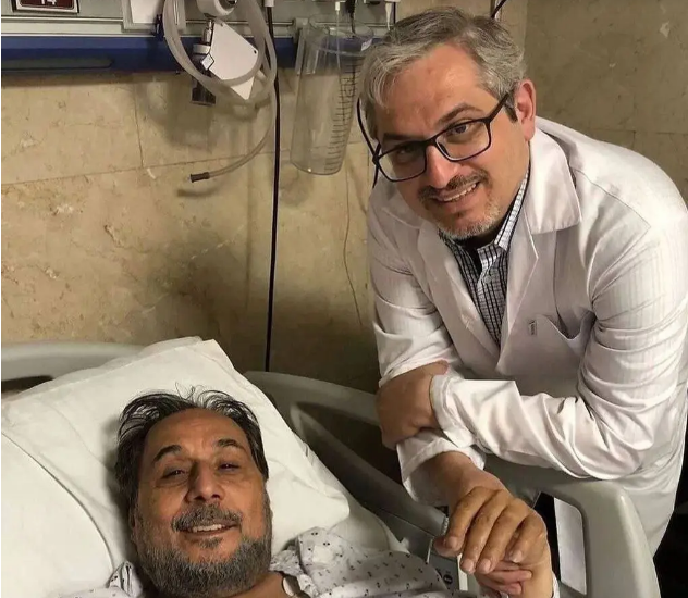 انتشار اولین تصویر از عموقناد بعد از ضربه مغزی و تصادف + عکس