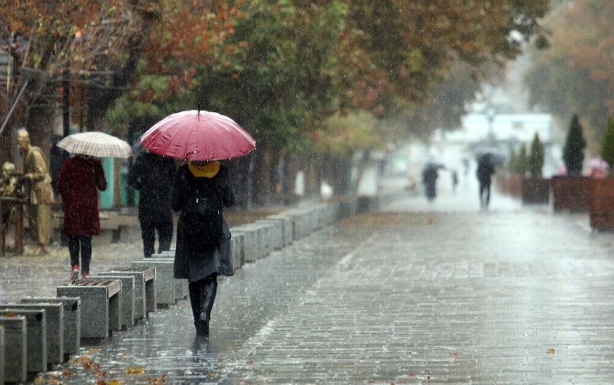 بارش باران تا چهارشنبه در نقاط مختلف کشور