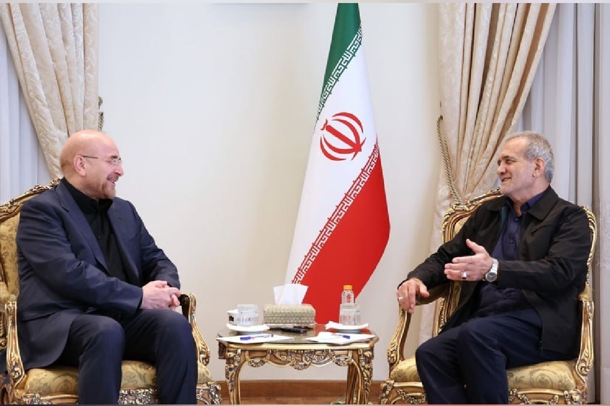 قالیباف هم به دیدار پزشکیان رفت