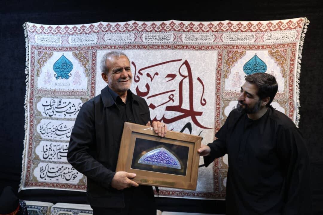 هدیه مداح معروف به پزشکیان + عکس