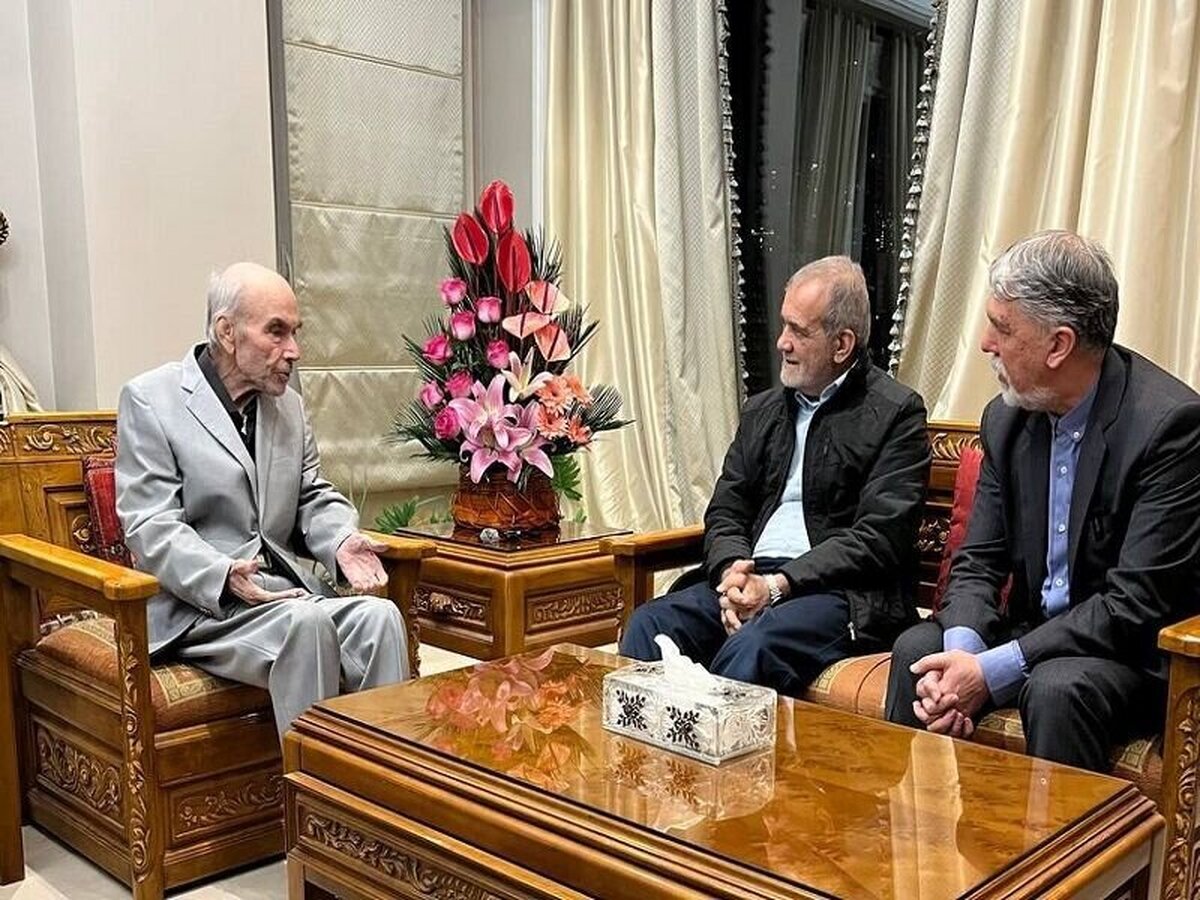 پزشکیان به دیدار این فیلسوف بزرگ ایرانی رفت پزشکیان به دیدار این فیلسوف بزرگ ایرانی رفت