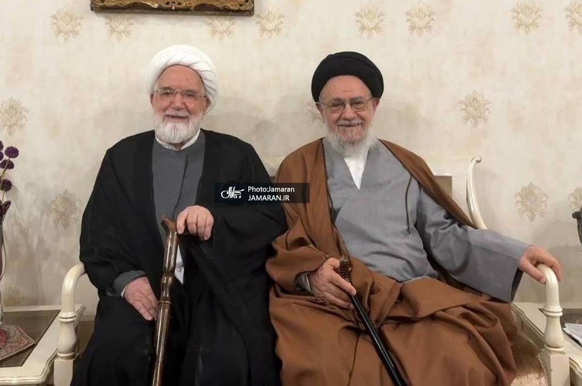 دیدار موسوی خوئینی ها با مهدی کروبی دیدار موسوی خوئینی ها با مهدی کروبی