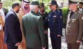 کاروان حفاظت وزیر دفاع عربستان در تهران+فیلم