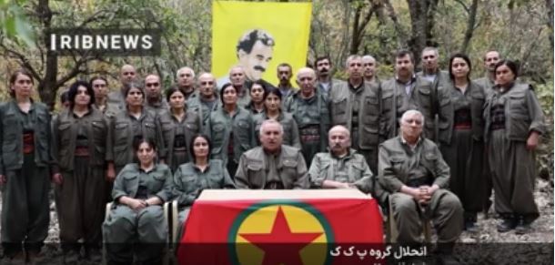 ببینید | لحظه اعلام انحلال گروه PKK