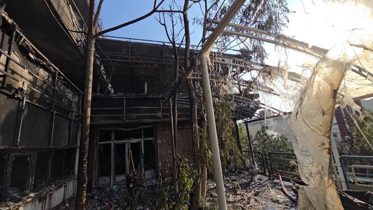 جزئیات آتش سوزی در بیمارستان ولیعصر تهران