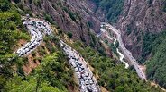 محدودیت‌های ترافیکی در جاده چالوس اعمال شد
