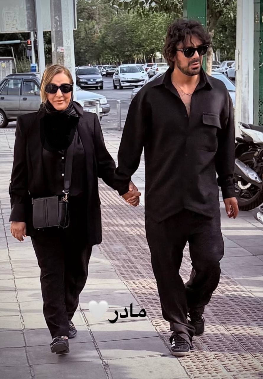 استایل شیک مادر امیرعباس گلاب کولاک کرد+ تصویر