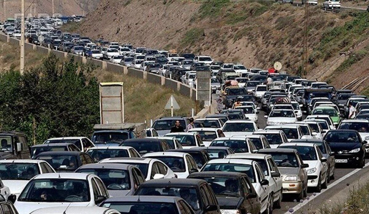 ترافیک سنگین در محور شهریار – تهران و هراز