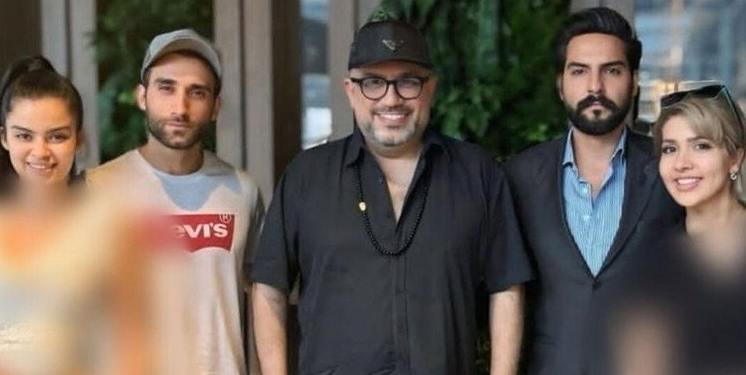 عکس جدید ناجور رضا رشیدپور با بازیگران عشق ابدی