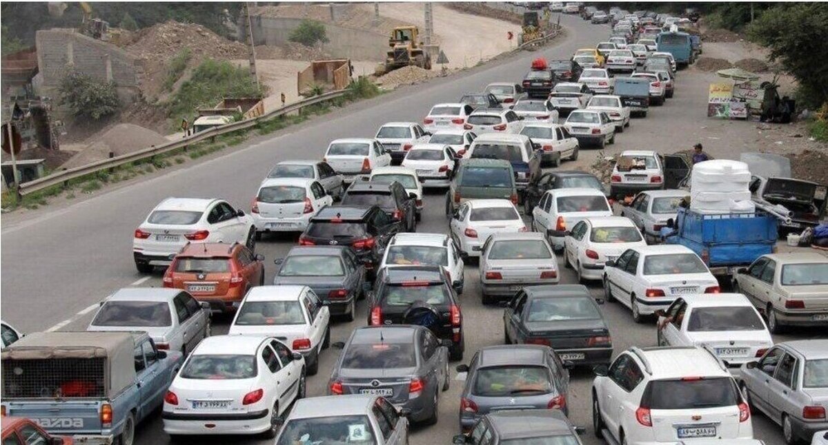 ترافیک فوق سنگین در جاده‌های شمال