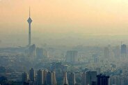 وضعیت هوای تهران نارنجی و آلوده است