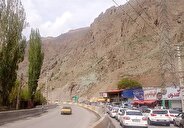ترافیک سنگین در برخی مقاطع محور چالوس