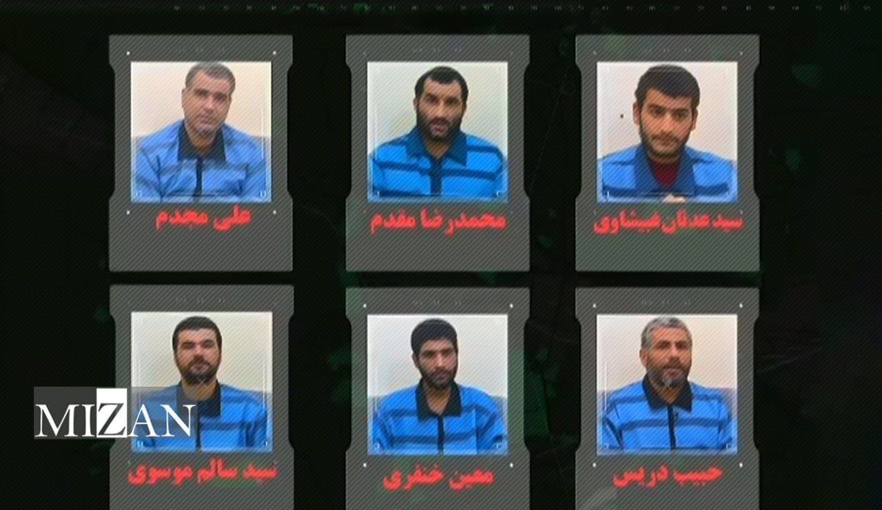 تصاویری از ۶ نفری که صبح امروز در خوزستان اعدام شدند