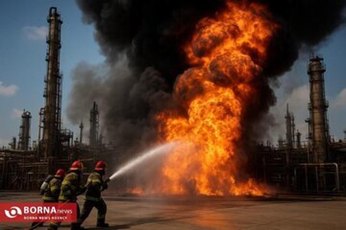 جزئیات آتش‌سوزی در شرکت پالایش نفت پارسیان ایوانکی/ آمار مفقودان و مصدومان