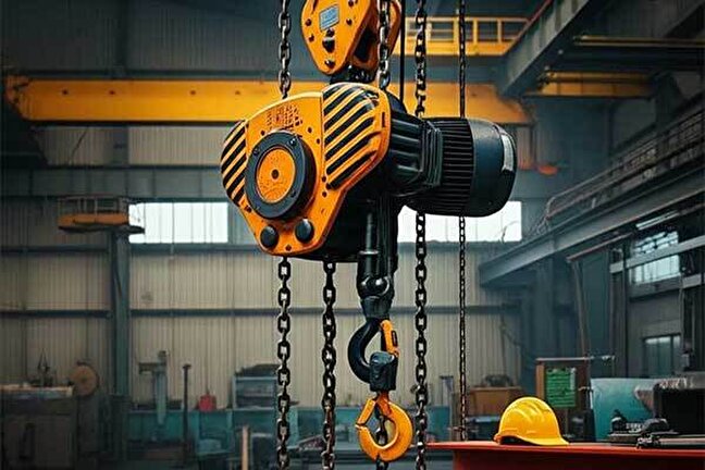 جرثقیل زنجیری چیست | مزایا و کاربردهای جرثقیل زنجیری در هر پروژه و کارگاه صنعتی‌