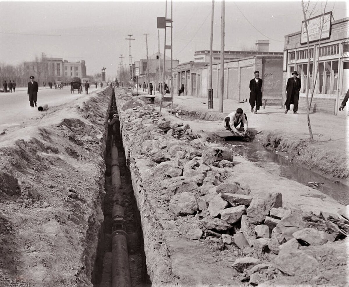 آب لوله‌کشی کِی به تهران آمد؟
