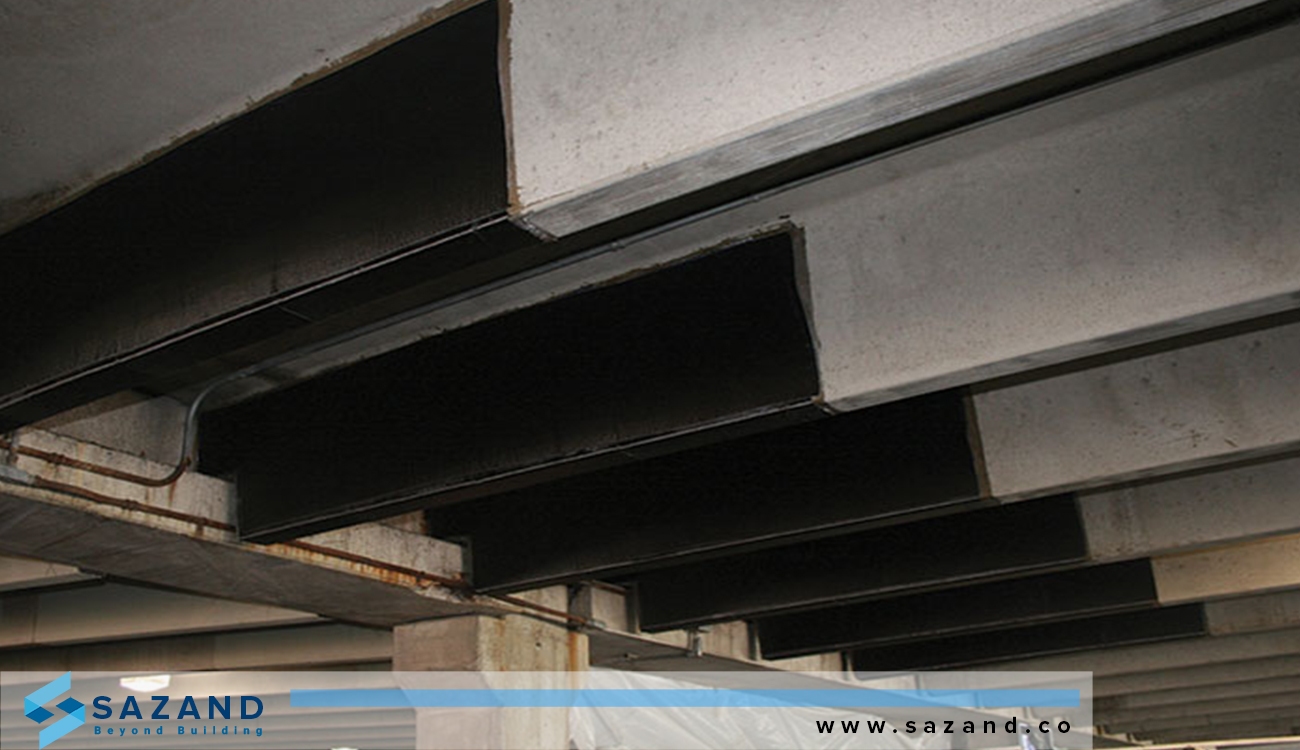 مقاوم سازی تیر بتنی با الیاف کربن و چسب FRP مقاوم سازی تیر بتنی با الیاف کربن و چسب FRP