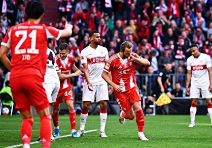 سی و پنجمین قهرمانی بایرن مونیخ در لیگ فوتبال آلمان با شکست اشتوتگارت