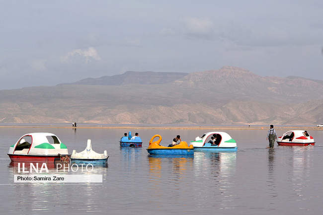 دریاچه مهارلو استان فارس جان تازه گرفت