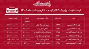 فهرست قیمت پژو ۴۰۵ کارکرده / پژو ۴۰۵ دوگانه سوز در بازار چند شد؟
