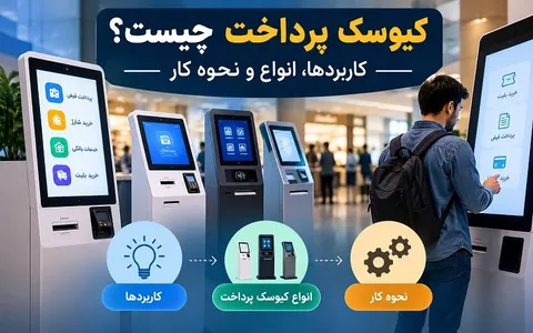 کیوسک پرداخت چیست؟ کاربردها، انواع و نحوه کار