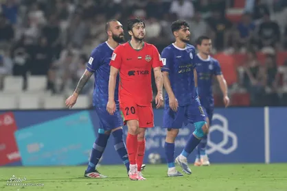 سردار آزمون بهترین بازیکن شباب الاهلی - استقلال +عکس