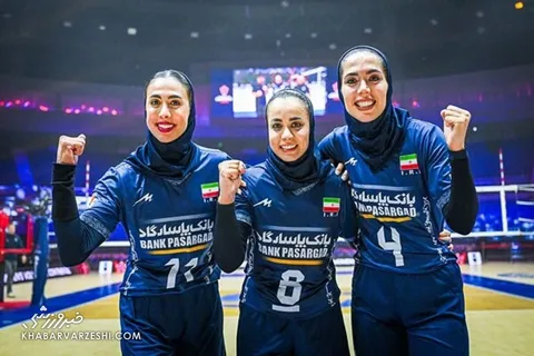 نخستین کسب مقام چهارمی والیبالیست های زن ایرانی در آسیا