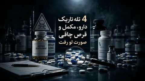 4تله تاریک دارو، مکمل و قرص چاقی صورت لو رفت | محرمانه!